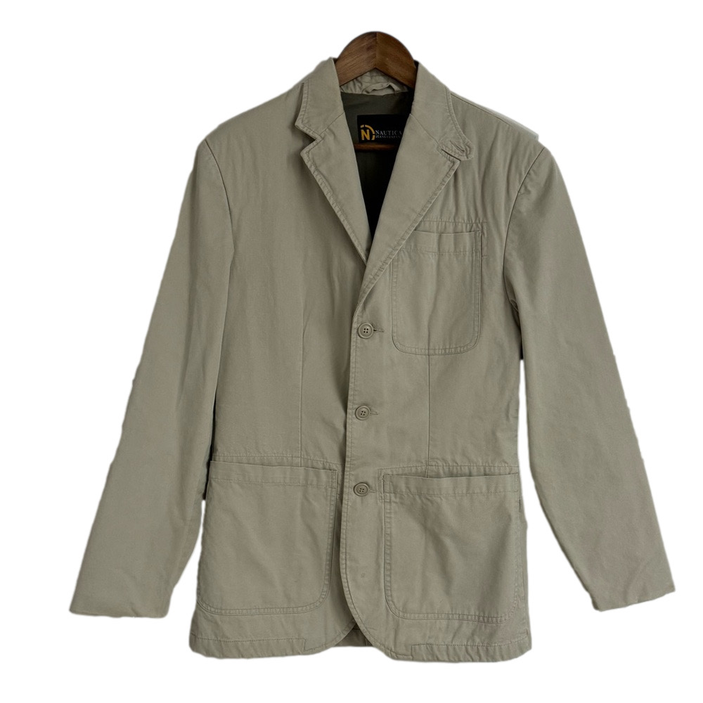 Vintage Nautica Men’s Khaki Sport Coat Size Small